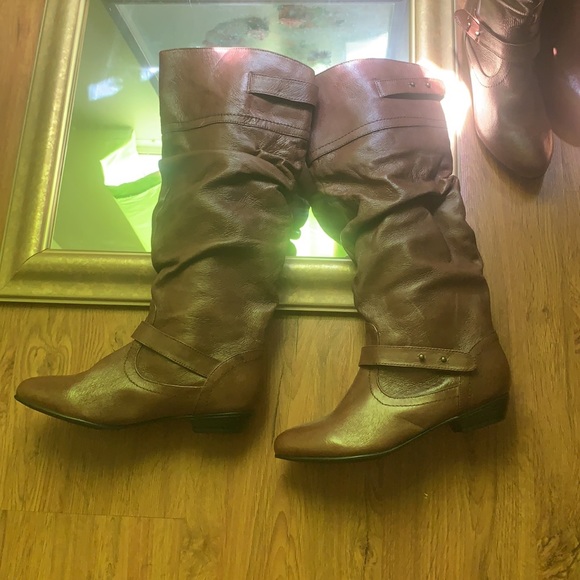 Steve Madden tan slouchy boots~NWT - Picture 5 of 8